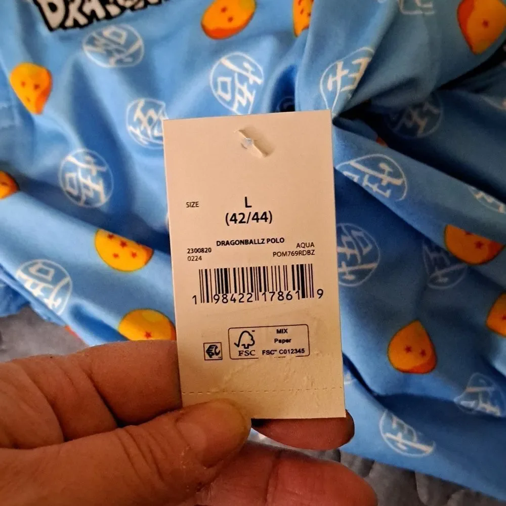 DragonBallZ polo NWT
